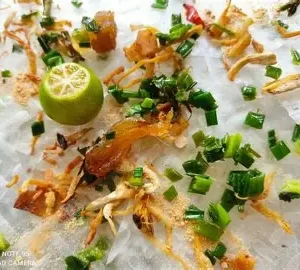 bánh tráng mỡ hành